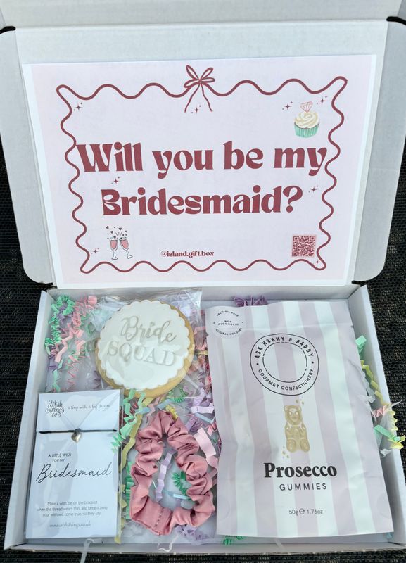 Bride Bridesmaid Mini Gift Box