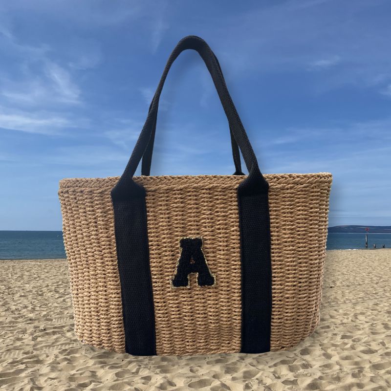 Straw Beach Bag Basket