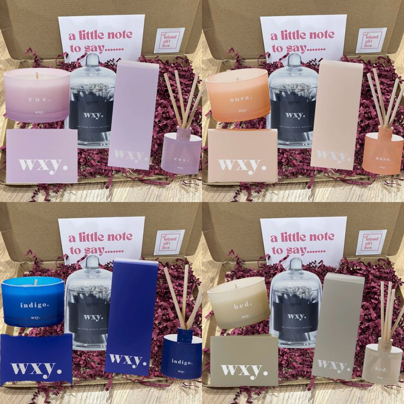 Wxy Luxury Candle Diffuser Matches in Glass Cloche Gift Box