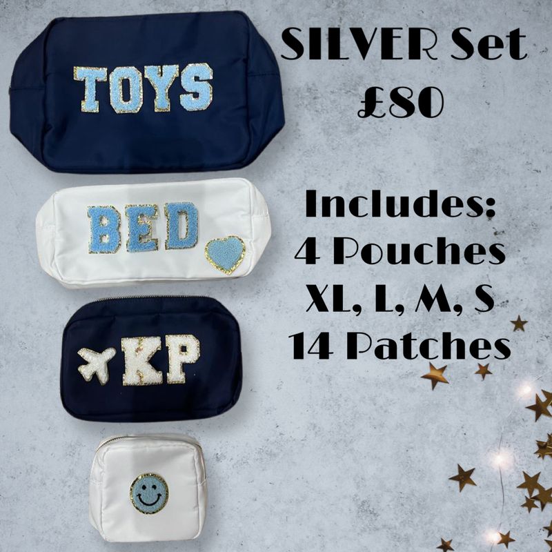 Silver 4 Pouch Gift Set
