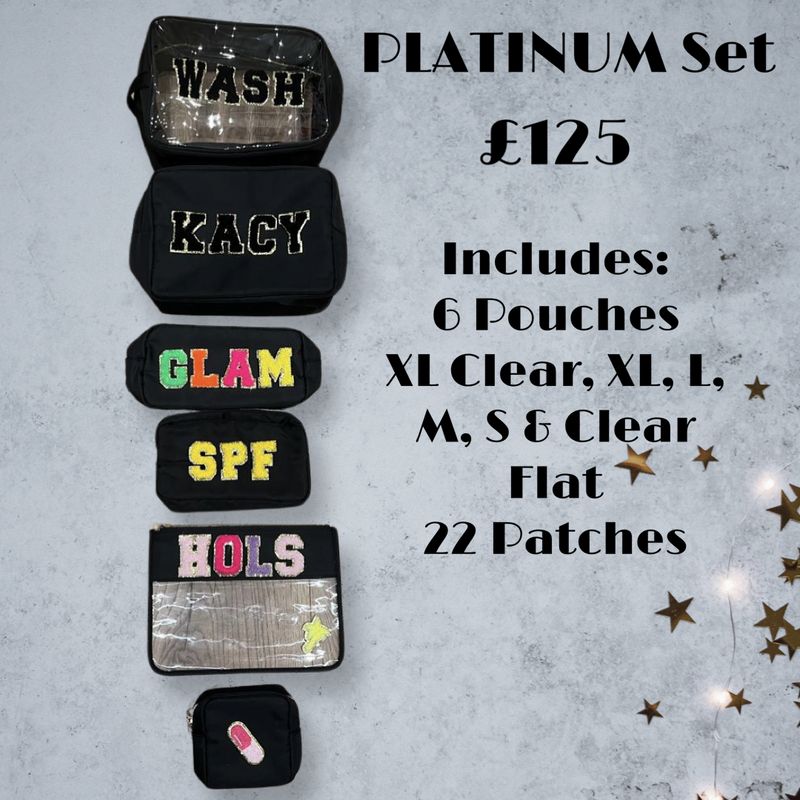 Platinum 6 Pouch Gift Set