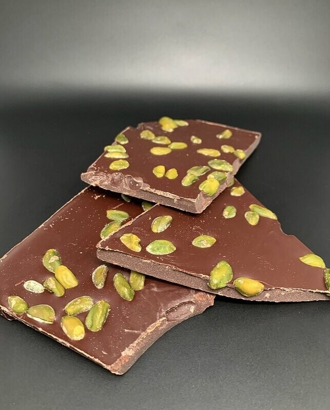 Chocolat noir pistaches