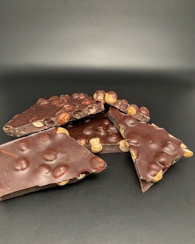 Chocolat noir noisettes grillées du Piémont
