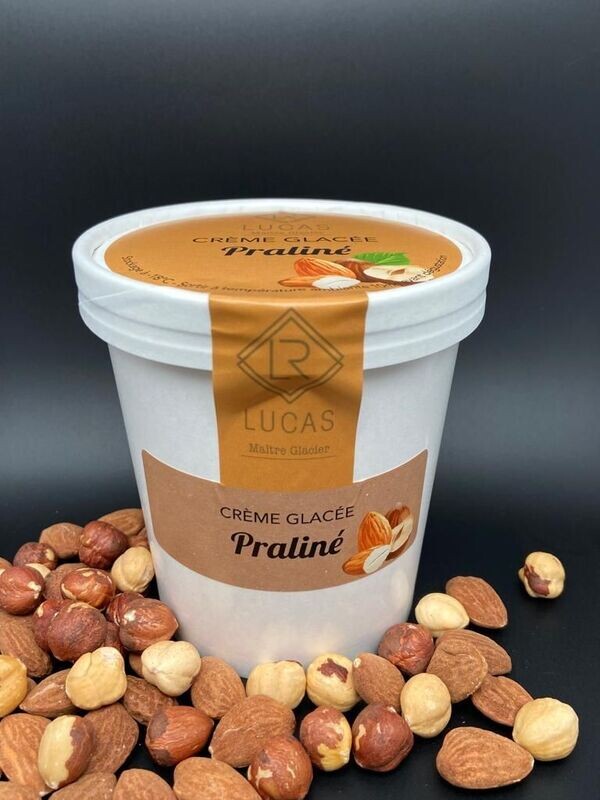 Crème glacée Pralinée
