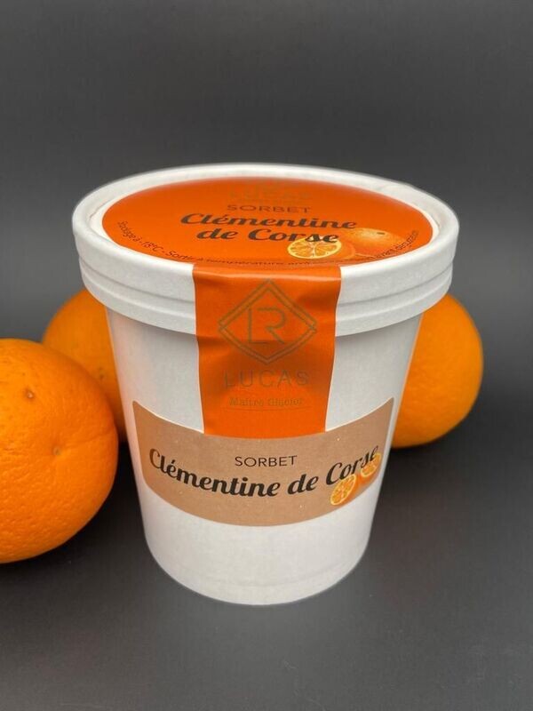 Sorbet Clémentine de Corse