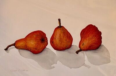 Three Red Pears