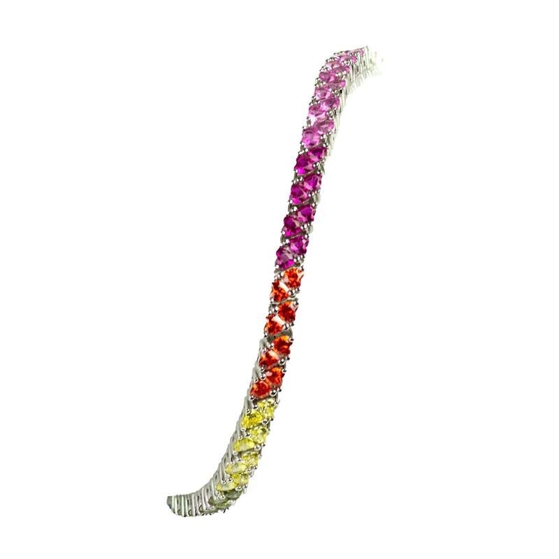Damen Armband - Rainbow, 92 Steine aus neun Farben Damen Armband - Rainbow, 92 Steine aus neun Farben