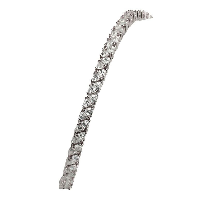 Damen Armband - Tennisarmband, 92 klare Steine, 16 cm Damen Armband - Tennisarmband, 92 klare Steine, 16 cm