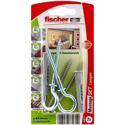 fischer Montageset Lampen