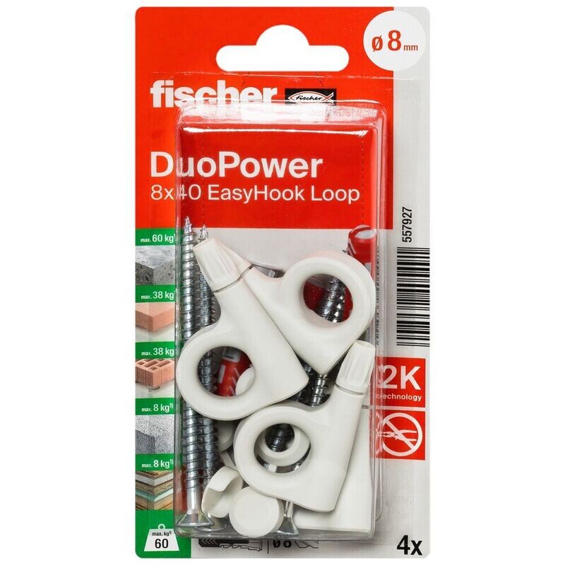 fischer EasyHook Loop DuoPower 8x40 fischer EasyHook Loop DuoPower 8x40
