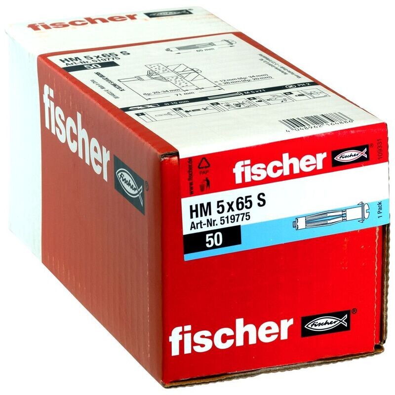 fischer Hohlraum-Metalldübel HM 5x65 fischer Hohlraum-Metalldübel HM 5x65
