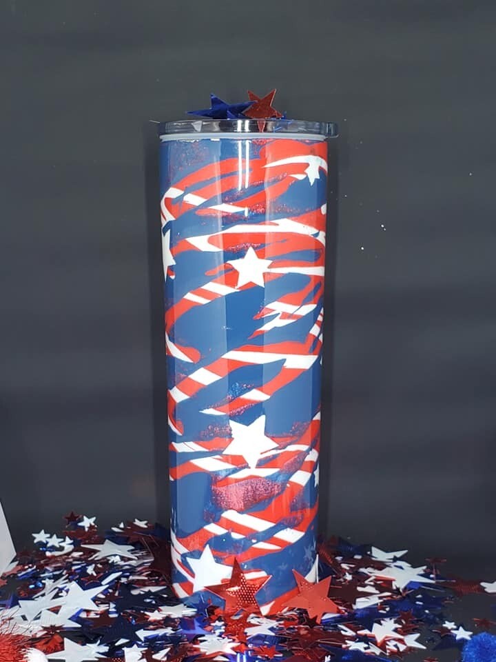 Red white and blue