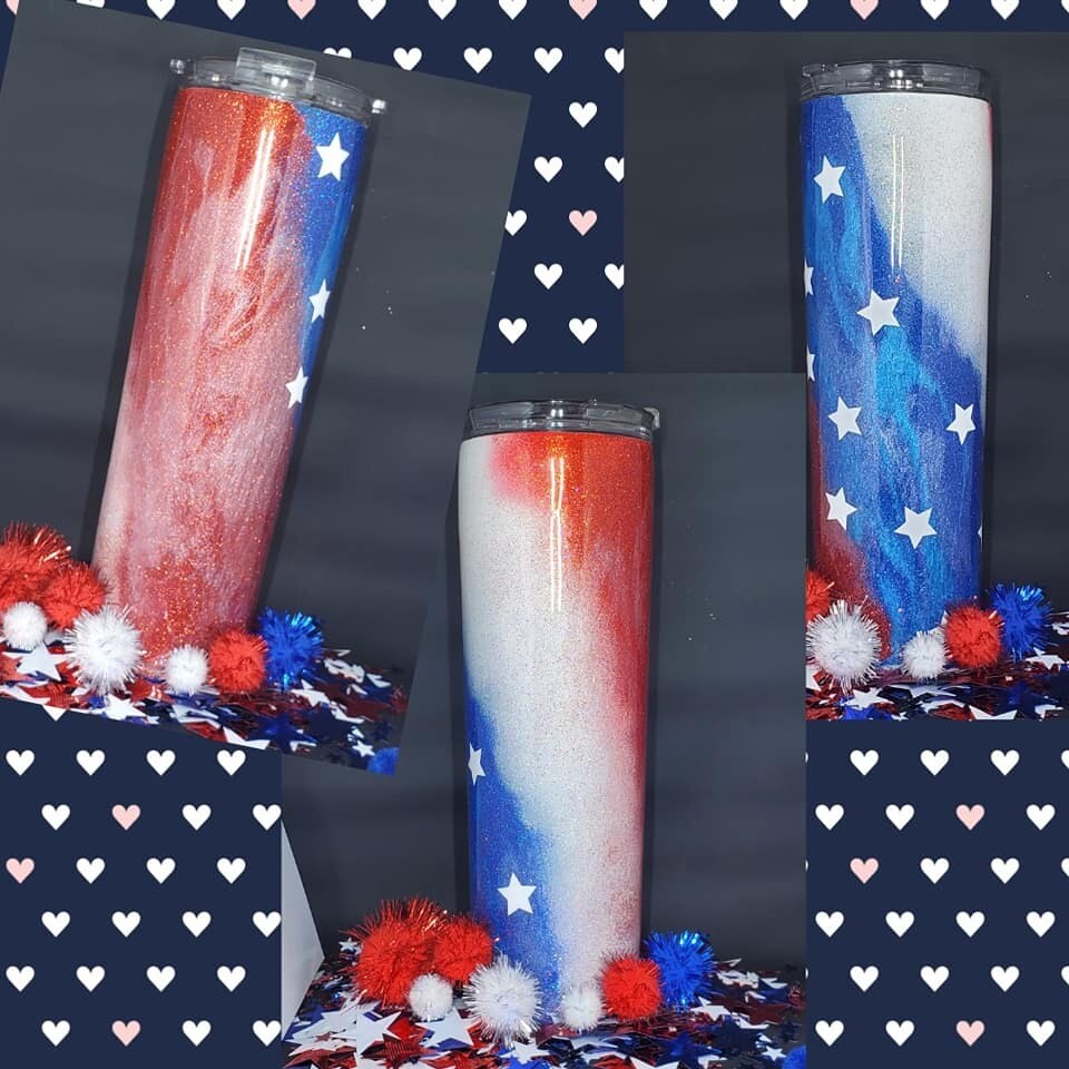 Marbled Patriotic