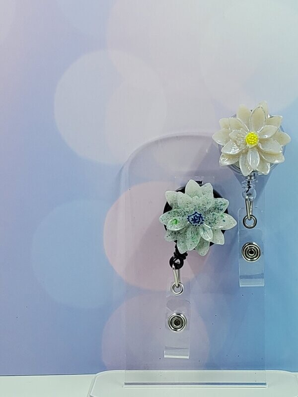 Flower 2 badge reel