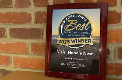 Rosewood with Metal Inlay Plaque