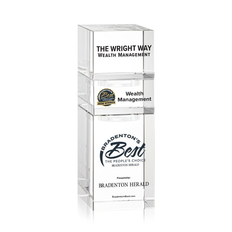 Crystal Winner's Award - Stackable Tower