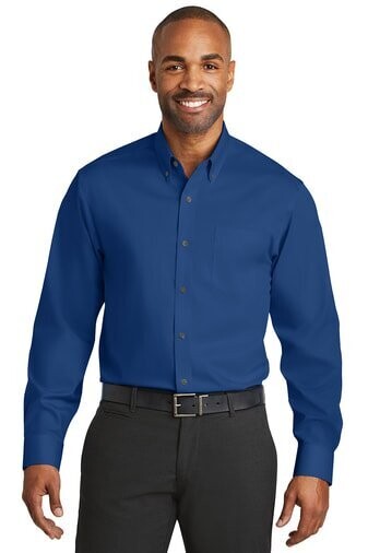 Men’s & Women’s Long Sleeve Button Non Iron Twill Shirt