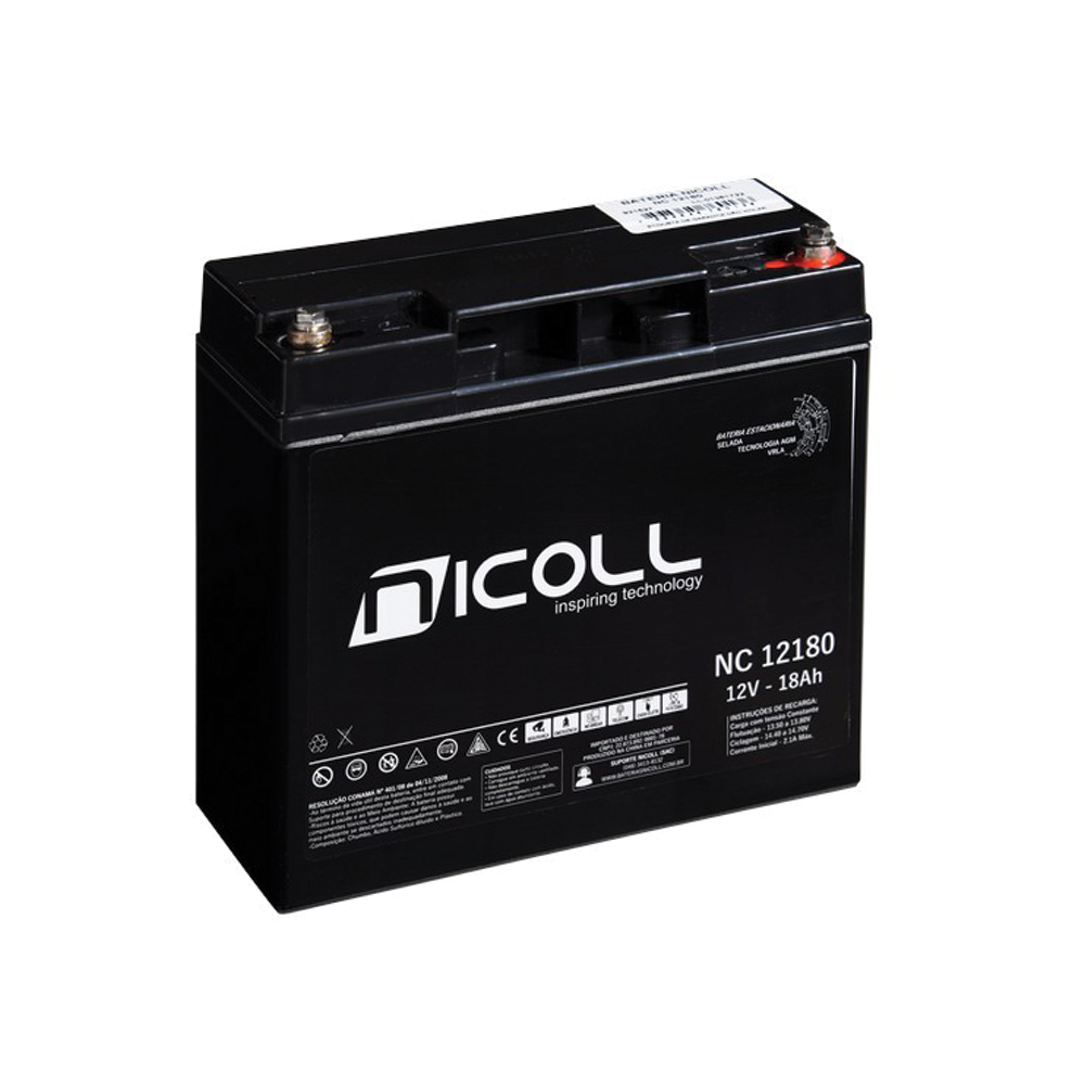 NICOLL VRLA 18AH NOBREAK