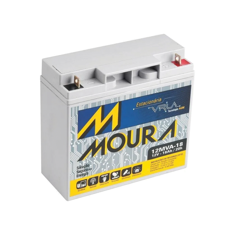 MOURA 12MVA-18 VRLA - 18AH NOBREAK