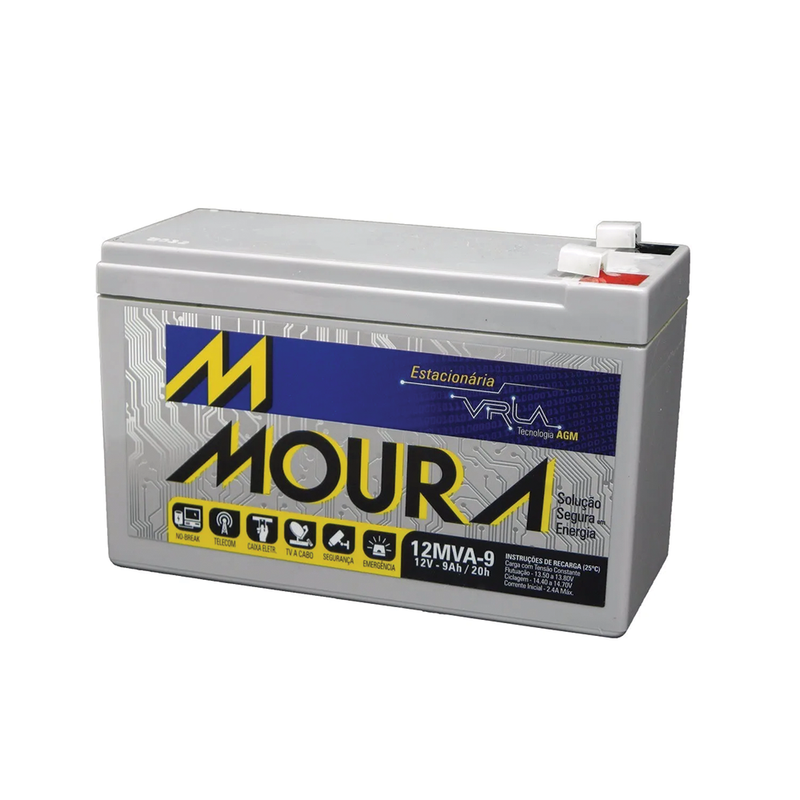 MOURA 12MVA-9 VRLA - 9AH NOBREAK