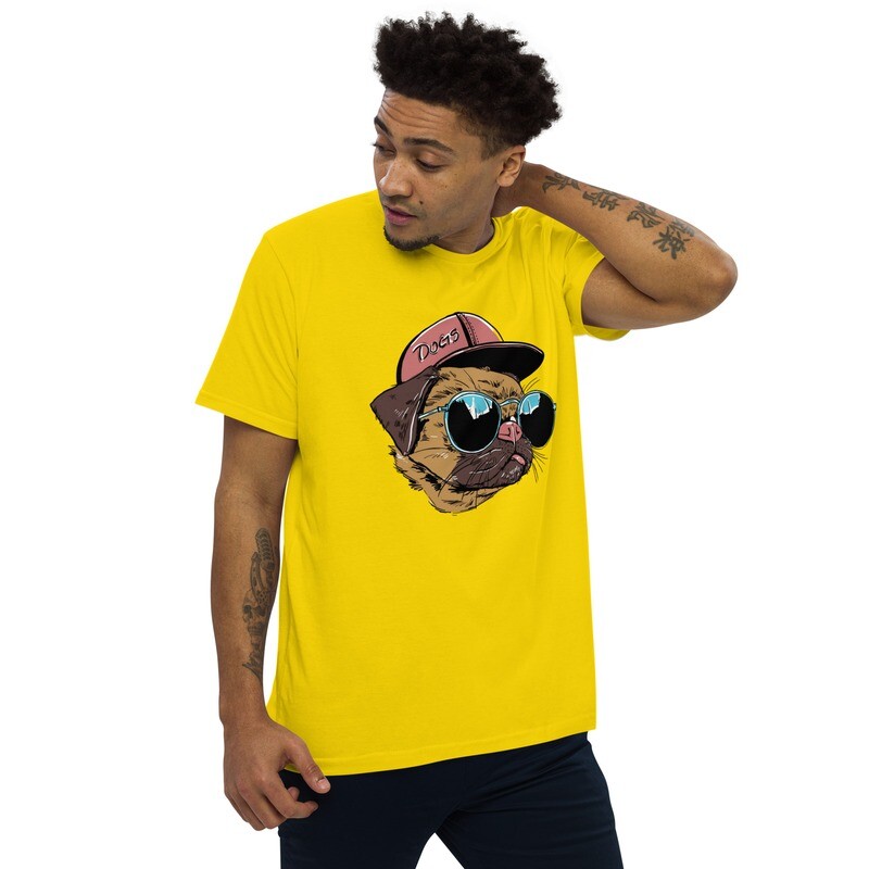 Men&#39;s fitted straight cut t-shirt