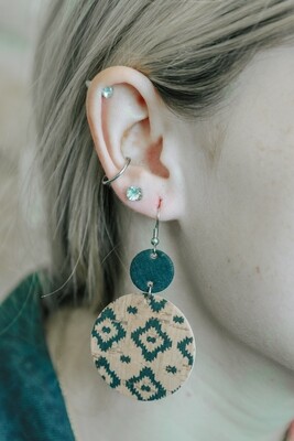 Aztec Piggyback Earrings