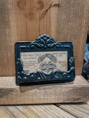 Black Business Card Holder