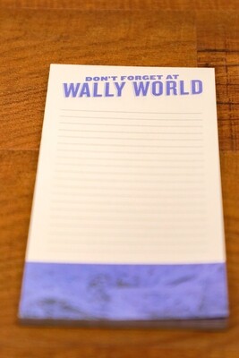 Don&#39;t Forget at Wally World Notepad
