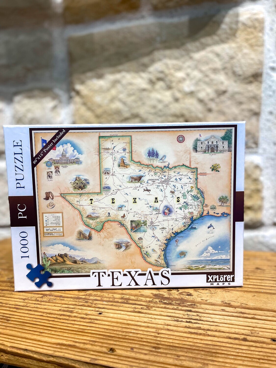 Texas Map Puzzle