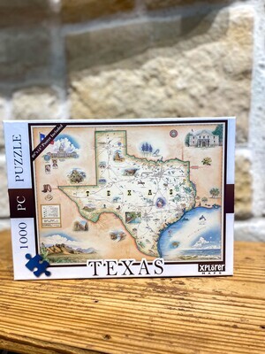 Texas Map Puzzle