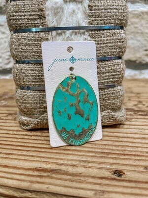 Gold Patina Pendant