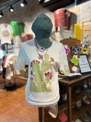 Distressed Cactus Tee
