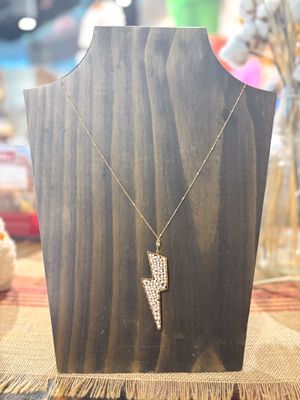 Pink Lightning Necklace