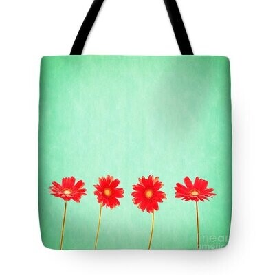 Retro flowers Tote Bag