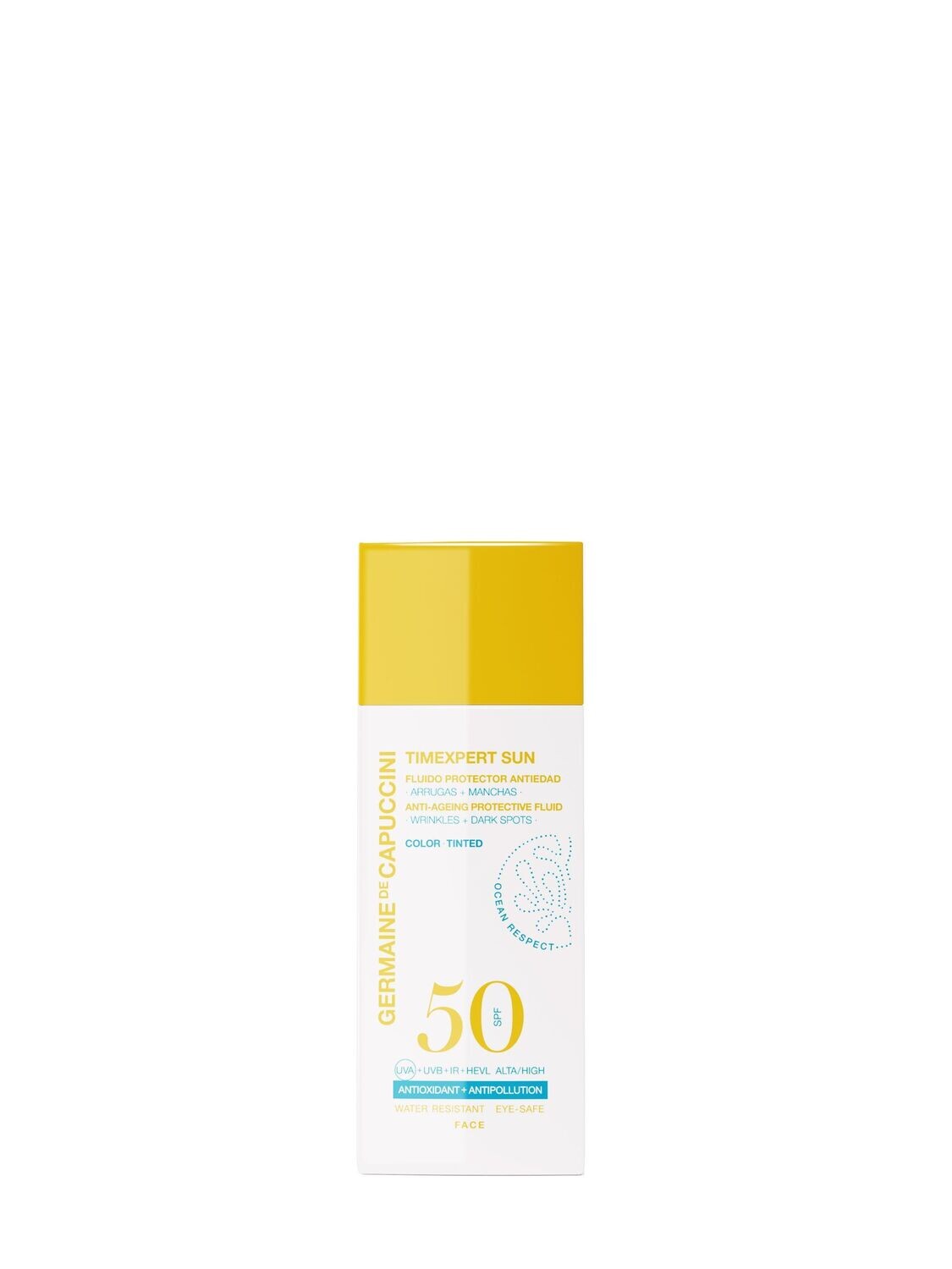 TIMEXPERT SUN Getöntes Anti-Aging-Schutzfluid LSF 50 | Timexpert Sonne