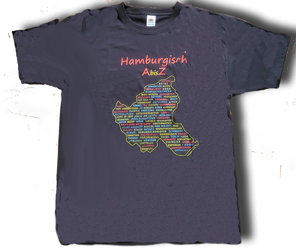 Schwarzes T-Shirt Hamburgisch A bis Z Schwarzes T-Shirt Hamburgisch A bis Z