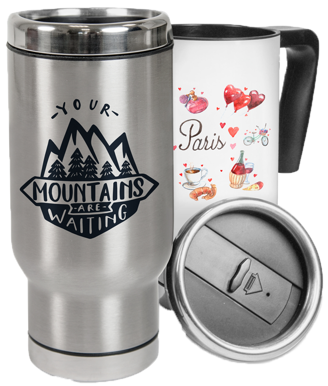 Thermobecher Edelstahl inkl. Ihrer individuellen Laserung