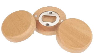Flaschenöffner rund mit Magnete Flaschenöffner rund mit Magnete