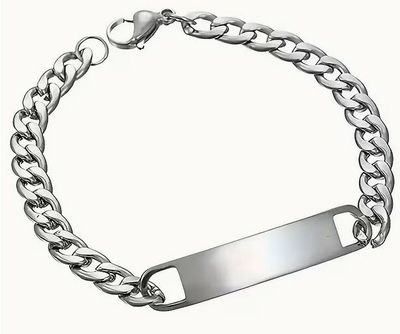 Edelstahl Armband inkl. Ihrer individuellen Laserung Edelstahl Armband inkl. Ihrer individuellen Laserung