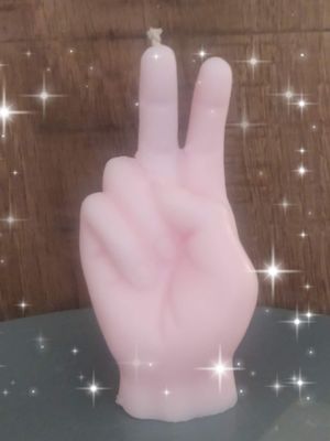 Bougie main Peace