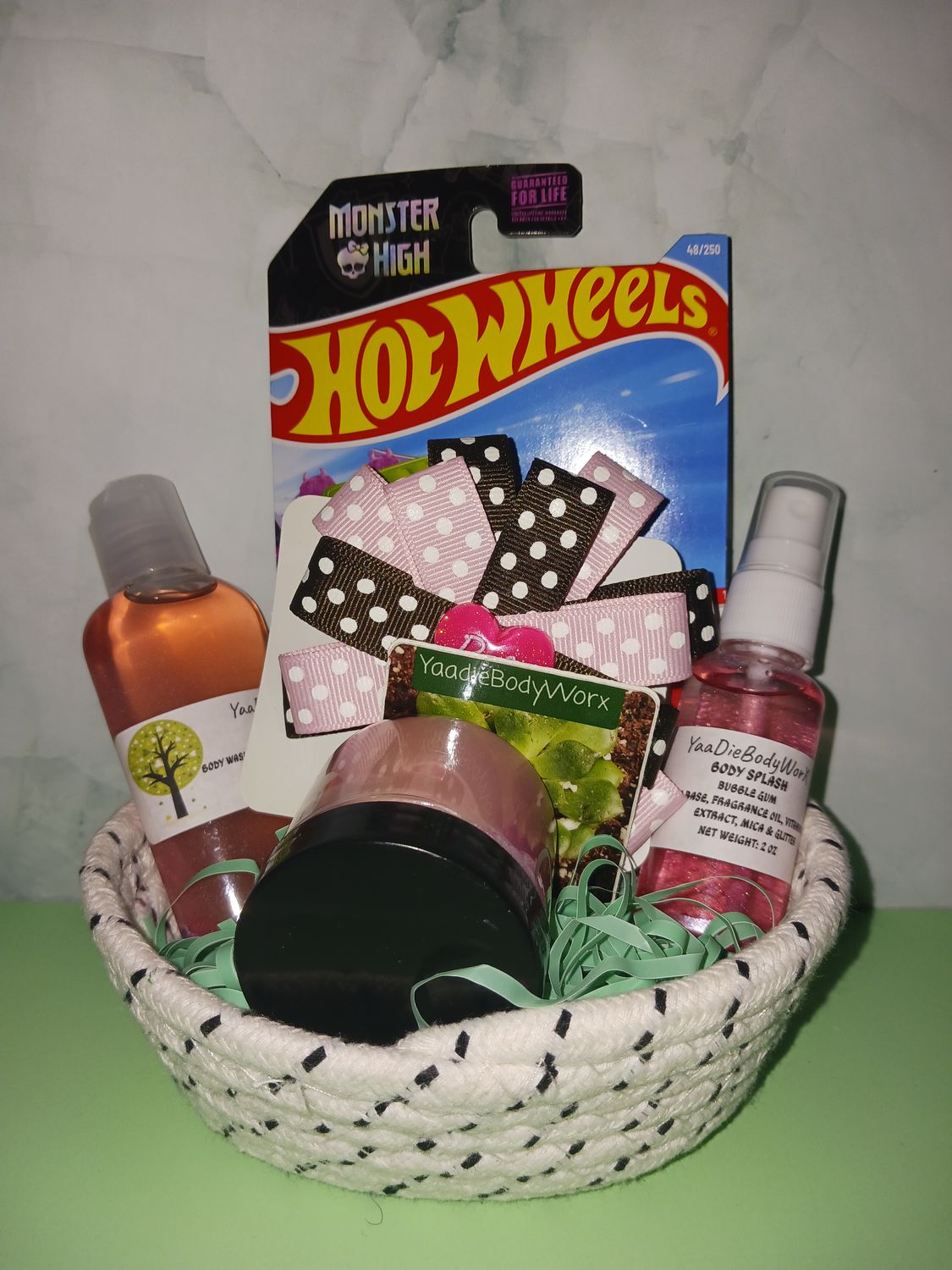 Hot Wheel Easter Basket