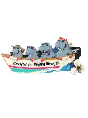 Cruisin&#39; to Crystal River Magnet