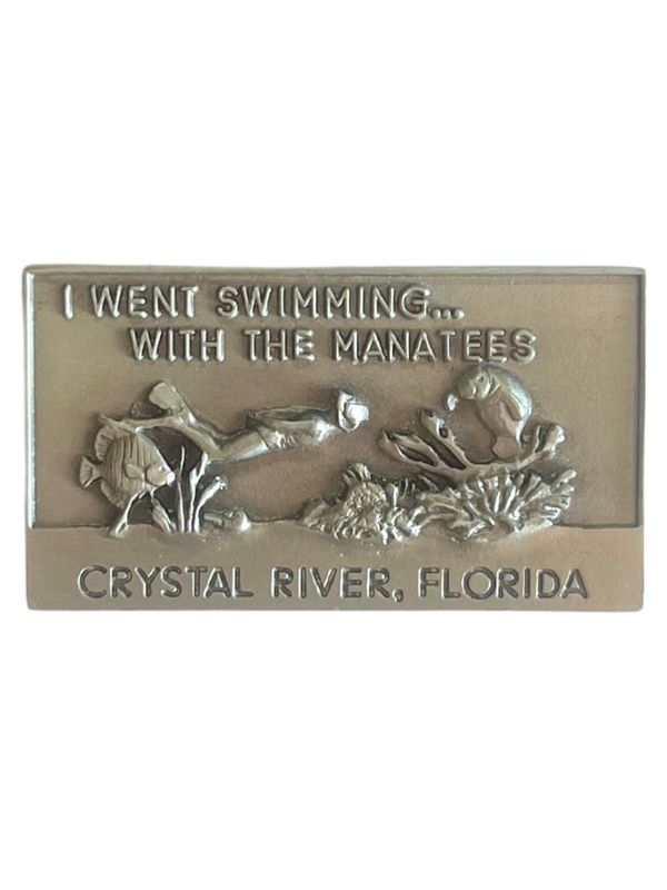 Swimming with Manatees Magnet