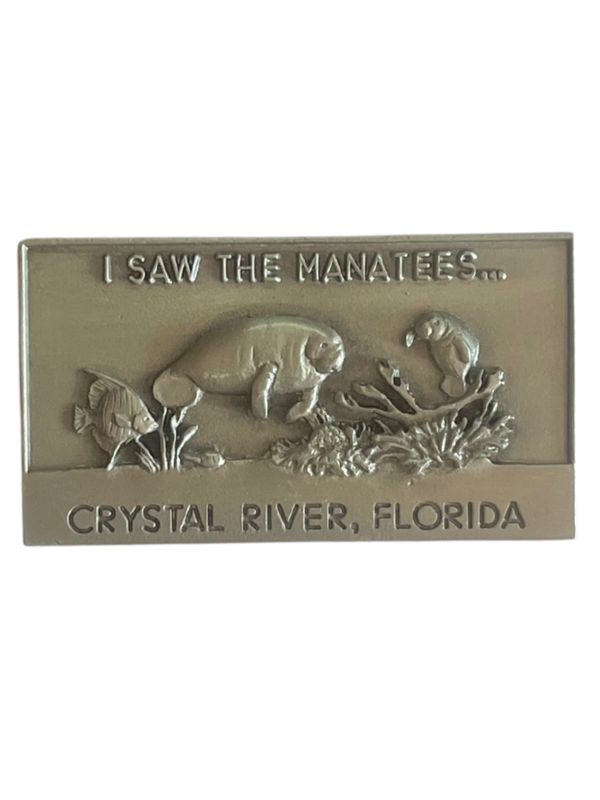 I Saw the Manatees Magnet