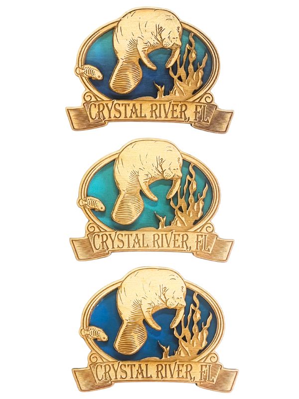 Crystal River Manatee Magnet