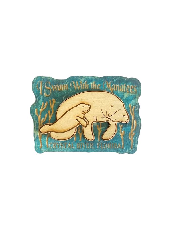 I Swam With Manatees Magnet