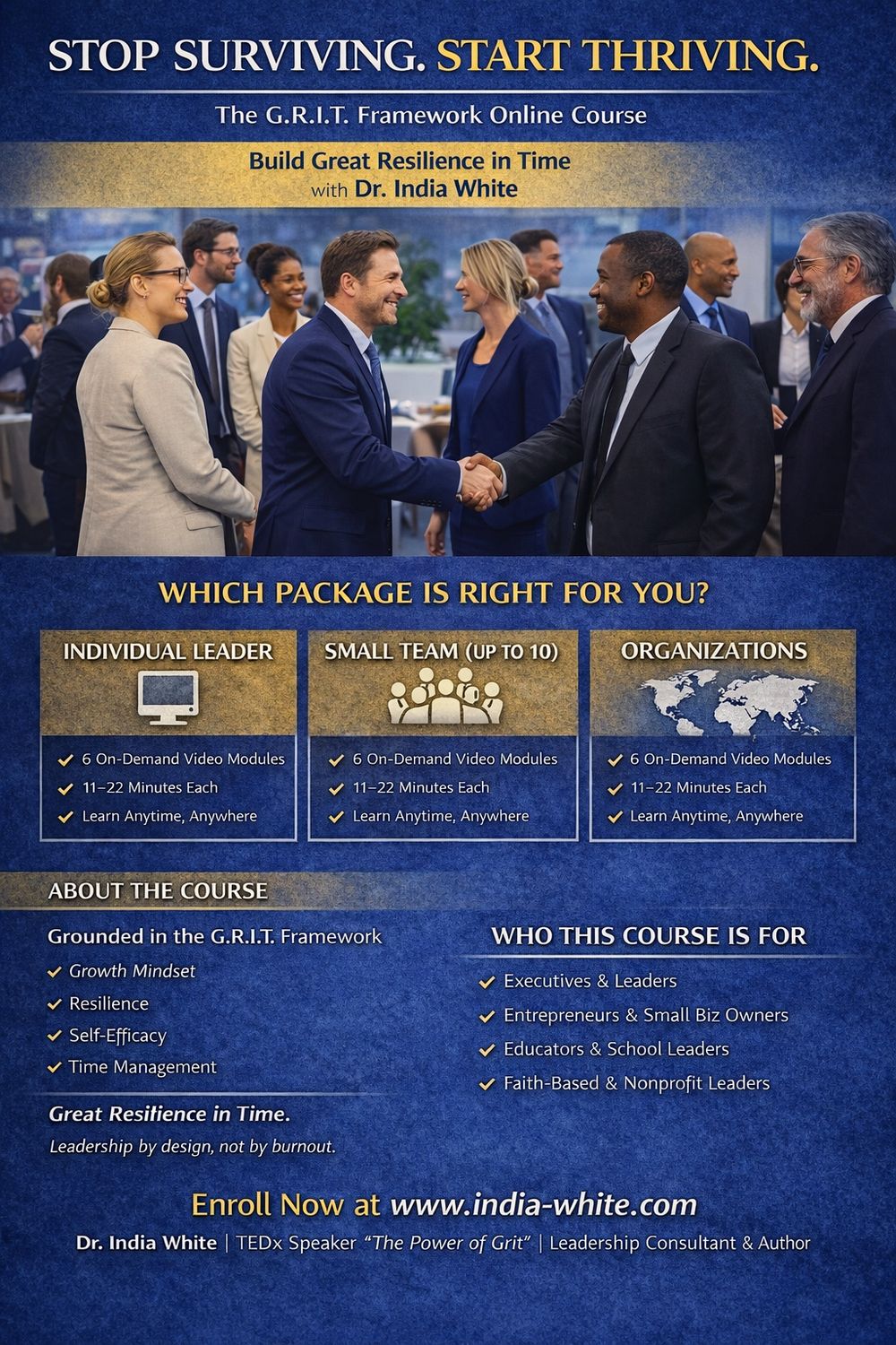 Stop Surviving, Stop Thriving! Online Course Stop Surviving, Stop Thriving! Online Course