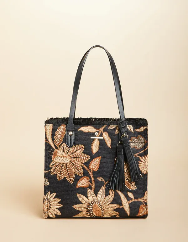 Spartina Box Tote - Botanic Garden