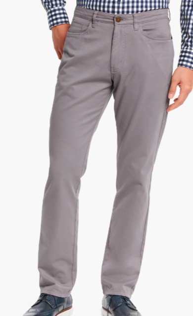 5 Pocket Pant Light Grey