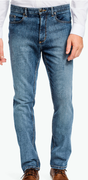 Johnston &amp; Murphy Denim Jeans - Lt. Wash